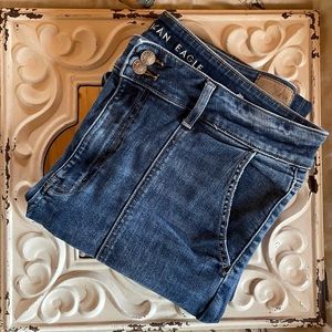 American Eagle High Waisted Artist Flare Jean 18 L